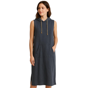 NWOT POL Shirt Dress Bathing Suit Coverup Hooded Oversized Size Small